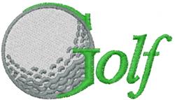 GOLF - 4x4 golf beginner-friendly embroidery design for decorative pillow covers