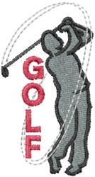 beginner-friendly golf machine embroidery pattern - GOLF perfect for Sports Bags