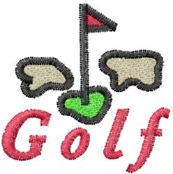GOLF - 4x4 golf quick stitch machine embroidery design perfect for Golf Towels