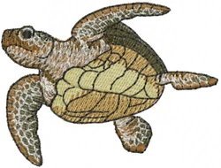 TURTLE - 4x4 turtle beginner-friendly embroidery design for patchwork quilt blocks
