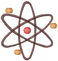 atomic quick stitch machine digital embroidery - Atomic perfect for Throw Pillows