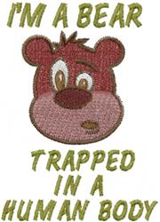 beginner-friendly bear machine embroidery pattern - Bear perfect for Cushion Covers