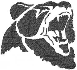 Bear - 4x4 bear beginner-friendly machine embroidery design for reusable tote bags