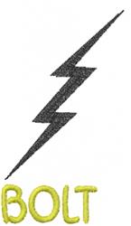 quick stitch thin machine embroidery pattern - Bolt Thin perfect for cute baby onesies