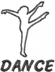 DANCE - 4x4 dance quick stitch machine embroidery design for patchwork quilt blocks