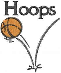 Hoops - 4x4 hoop quick stitch machine digital embroidery design for reusable tote bags