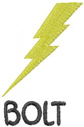 Playful lightning bolt in bright yellow above bold dark gray text 'BOLT', modern graphic style.