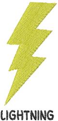 Lightning Thunderbolt - 4x4 thunderbolt quick stitch embroidery design for cute baby onesies