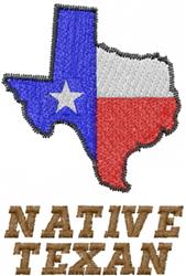 NATIVE TEXAN - 4x4 star beginner-friendly embroidery design for reusable tote bags