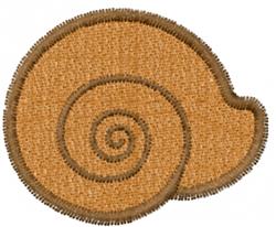 Snail Shell - 4x4 snail quick stitch embroidery design for patchwork quilt blocks