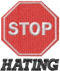 beginner-friendly hating machine embroidery pattern - STOP HATING for kitchen tea towels