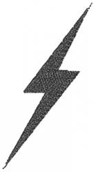 thunderbolt quick stitch machine embroidery - Thunderbolt for reusable tote bags