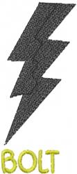 Thunderbolt - 4x4 thunderbolt quick stitch machine embroidery design for Jackets