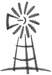 windmill quick stitch machine embroidery - Windmill perfect for reusable tote bags
