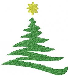 tree quick stitch machine embroidery - Zig Zag Tree perfect for Table Settings