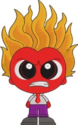 anger detailed machine digital embroidery - Anger perfect for patchwork quilt blocks
