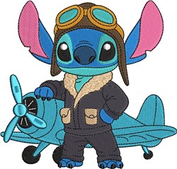 Aviator Alien Character