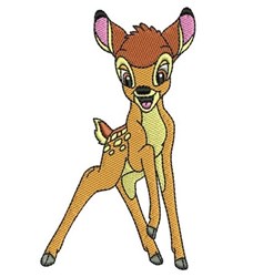Bambi - 5x7 reindeer detailed machine embroidery design for Kids Backpacks