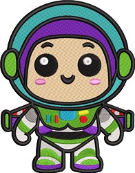 detailed lightyear machine embroidery pattern - Buzz Lightyear for patchwork quilt blocks