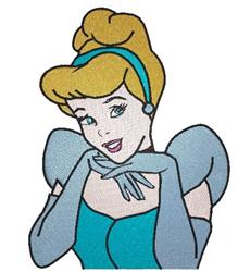 prince detailed machine embroidery - Cinderella Princess perfect for cute baby onesies