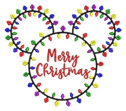 christma detailed machine embroidery - Disney Christmas perfect for Seasonal Pillows