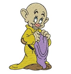 Dopey - 4x4 dopey detailed machine embroidery design for decorative pillow covers