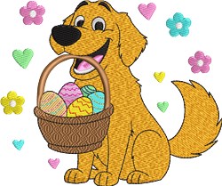Dug & Easter Basket