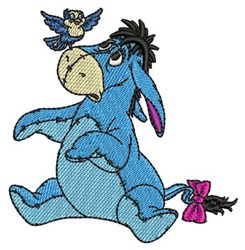 Eyeore - 4x4 bird detailed machine machine embroidery design perfect for Blankets