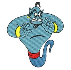 Genie - 4x4 genie detailed machine embroidery design perfect for reusable tote bags