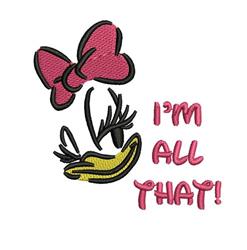 beginner-friendly daisy machine embroidery pattern - Im all That for Party Supplies