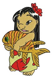 Embroidery Design Lilo Stitch Angel Pes Hus Jef 4x4 Hoop 