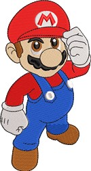 Mario - 4x4 mario detailed machine machine embroidery design perfect for Backpacks