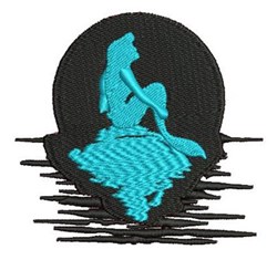 Mermaid - 4x4 mermaid detailed machine embroidery design perfect for Beach Towels