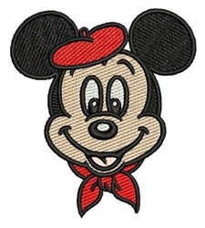 detailed mouse machine embroidery pattern - Mickey Mouse perfect for Crafting Aprons
