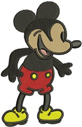 detailed mouse machine embroidery pattern - Mickey Mouse perfect for Backpacks
