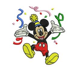 mouse detailed machine embroidery - Mickey Mouse perfect for decorative pillow covers