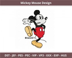 mouse beginner-friendly machine digital embroidery - Mickey Mouse perfect for Aprons