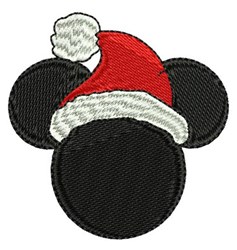 Mickey Mouse Santa - 4x4 Santa Claus beginner-friendly embroidery design for Christmas Tree Skirts