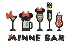 Minne Bar - 5x7 bar detailed machine embroidery design perfect for Party Supplies