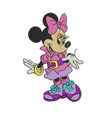 Minnie Mouse - 5x7 mouse detailed embroidery design for decorative pillow covers