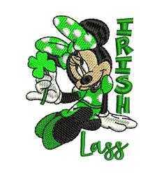 detailed shamrock machine embroidery pattern - Minnie Mouse for Cultural Event Supplies