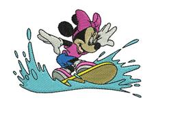mouse detailed machine embroidery - Minnie Mouse perfect for patchwork quilt blocks