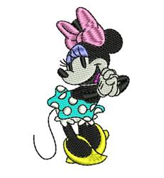 mouse beginner-friendly machine embroidery - Minnie Mouse perfect for Party Decor