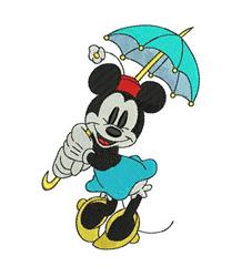 mouse detailed machine embroidery - Minnie Mouse perfect for Kids Room Decor