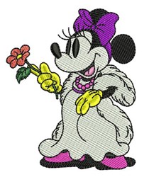 mouse detailed machine digital embroidery - Minnie Mouse perfect for Themed Decor