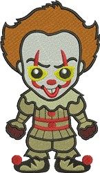 pennywise detailed machine embroidery - Pennywise perfect for patchwork quilt blocks