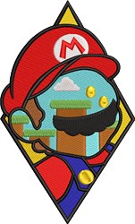 detailed quest machine embroidery pattern - Plumber's Quest perfect for Backpacks