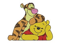 tiger detailed machine embroidery - Pooh And Tigger perfect for Party Decorations
