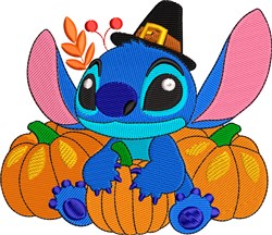 pumpkin detailed machine embroidery - Pumpkins & Stitch for patchwork quilt blocks
