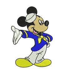 detailed mickey machine embroidery pattern - Sailor Mickey for Nautical Quilts